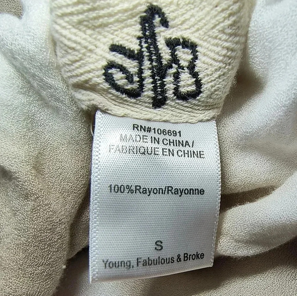 Young Fabulous and Broke Boho Festival Sleeveless Rayon Tie Dye Short Romper, S - Picture 8 of 10